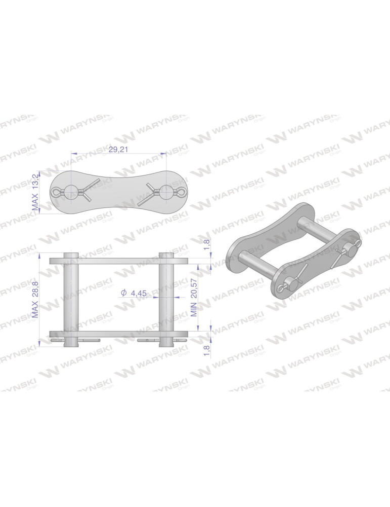 ZAMEK S32 ŁAŃCUCHA
W-ZS32
Zamek łańcucha S32 Waryński ( sprzedawane po 5 )
