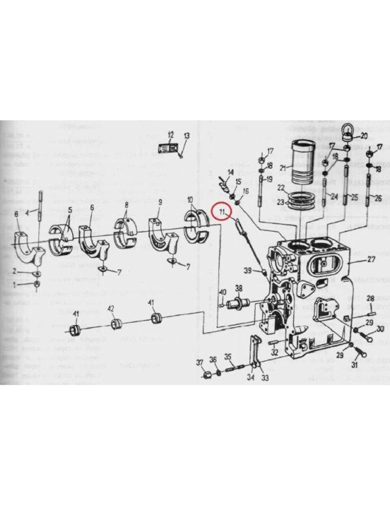 WSKAŹNIK OLEJU
42010021
C330 BAGNET 
poziomu oleju