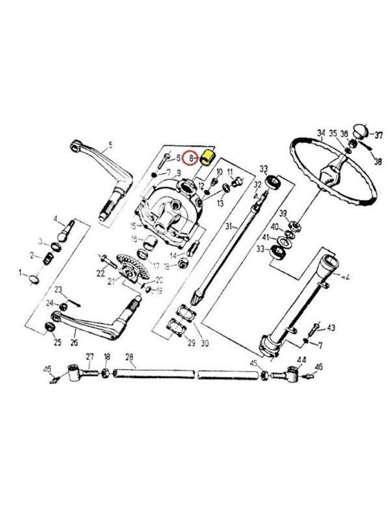 TUL 50016261 KOLUMNY KIER.STALOWA
Tulejka 5001626 ukł. kier. wąska
50016261
