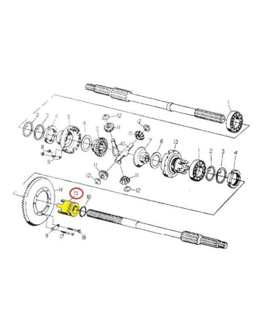 Sprzęgło blokady URSUS
50013400