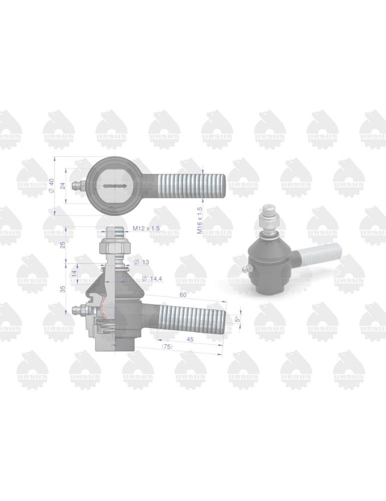 PRZEGUB GZ M16X1,5 13/15 L80 C328
prawa C-328 prawy gwint
PRZEGUB C-328 PRAWY 42280050