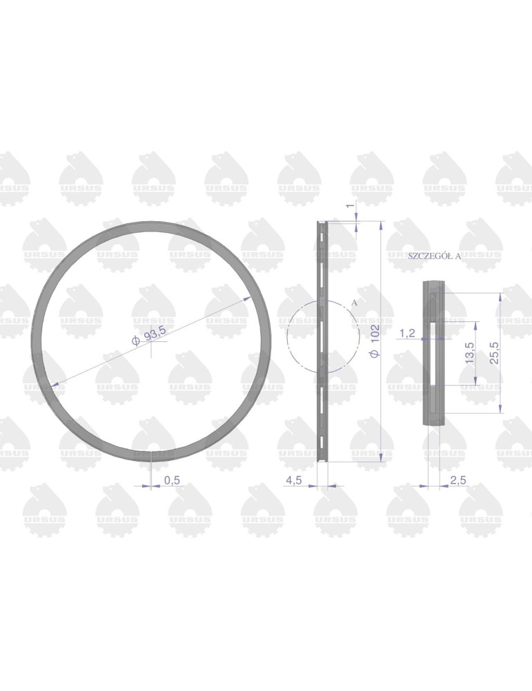 Pierścień 50107050
olejowy
