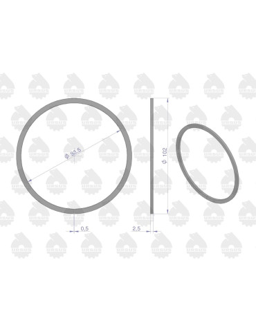 Pierścień 50107040
uszczelniający czarny
 2