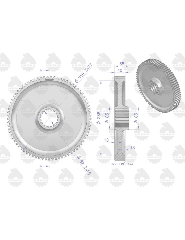 KOŁO 50013250
zwolnicy duże