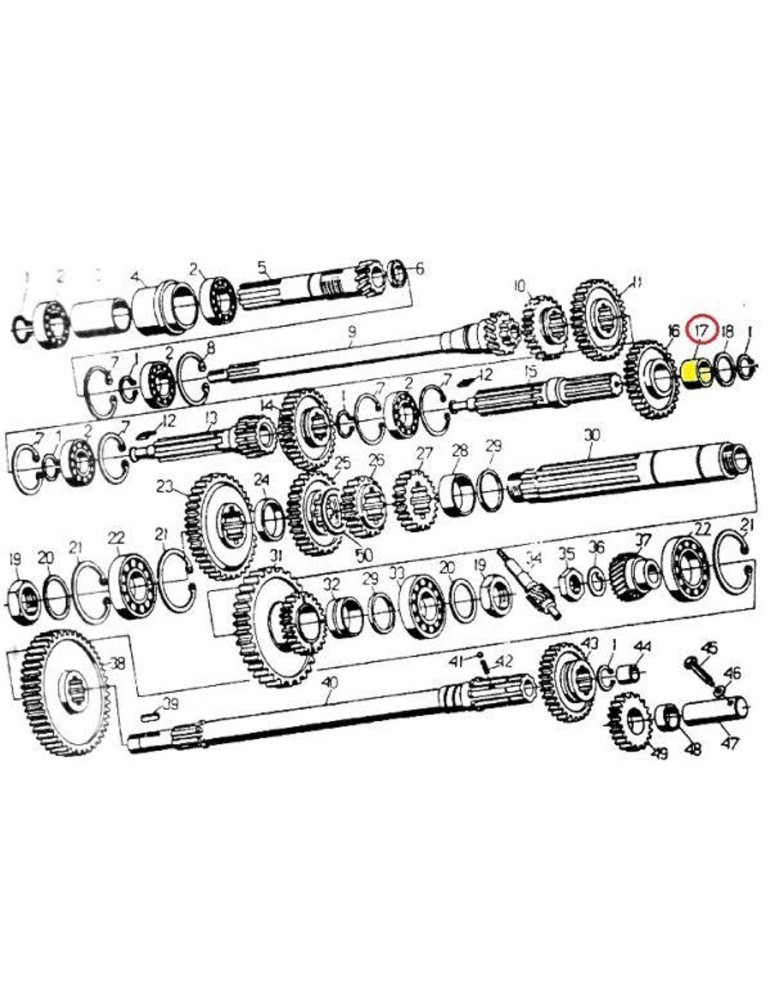  50011230KOŁA POŚ POM HYDR
Tulejka 50011230
koła pośredniego nap.pom.hydraul.

