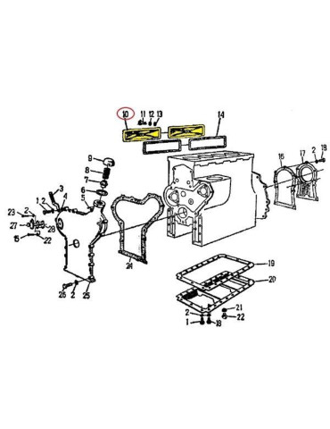 Pokrywa 50502170
boczna bloku silnika 2