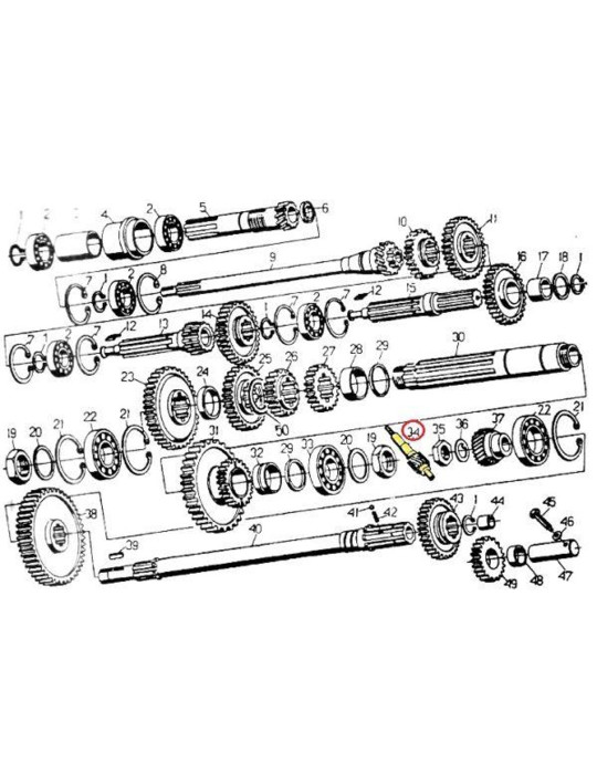 KOŁO NAPĘDU LICZNIKA 50011752 C-330
wałek mtg