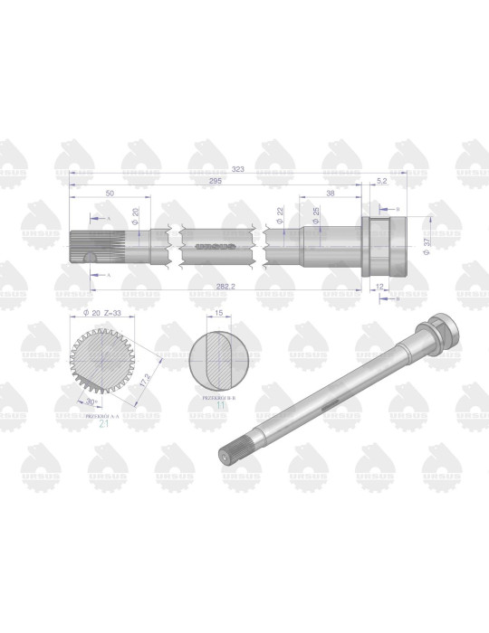 WAŁEK 50019110 
rozpierak hamulca lewy
