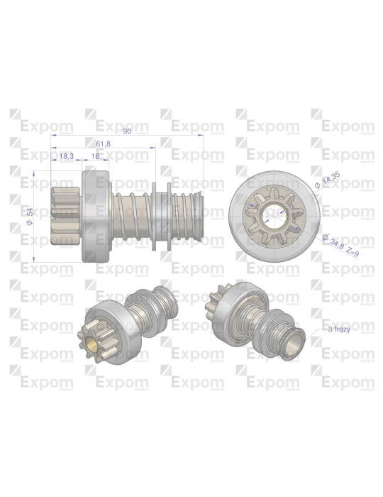 ZESPÓŁ SPRZĘGAJACY R-5
8267000EX
8217000 9z C-328 
821.700.0. 821.000.0 R-5 C-328