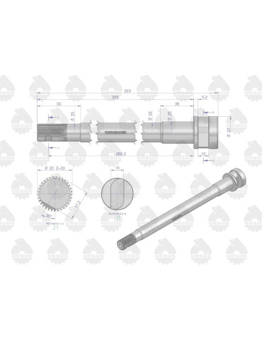 WAŁEK 50019120 ROZPIERAK PRAWY 2