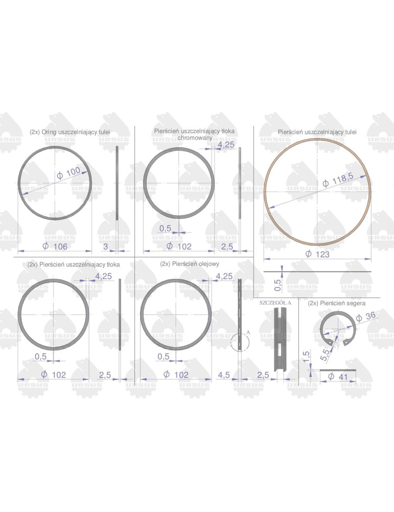 ZESTAW NAPRAWCZY C-330M URSUS
C-330m URSUS  50000000MU