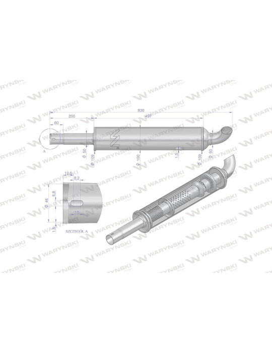 TŁUMIK C-330 OKRĄGŁY INOX 830MM WAR
Tłumik okrągły krótki 830mm 4.1kg C-330 INOX WARYŃSKI
Indeks 42402071IW