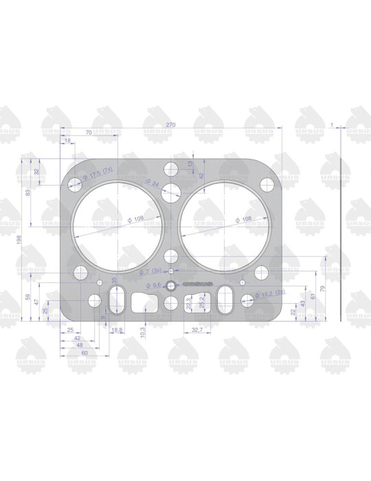 ZESTAW U C330 GŁOWICY
KPL.C330GU