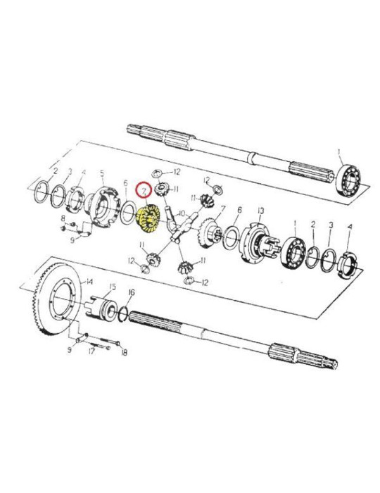 Koronka 50013120
mech. różnicowego
