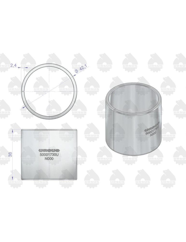 TUL KORBOWODU C-330
Tulejka 50001730
korbowodu MAHLE