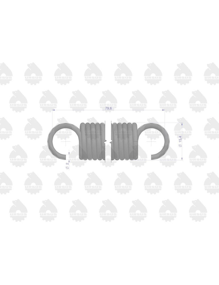 Sprężyna 50019670
tulei wyciskowej sprzęgła I PEDAŁU HAMULCA