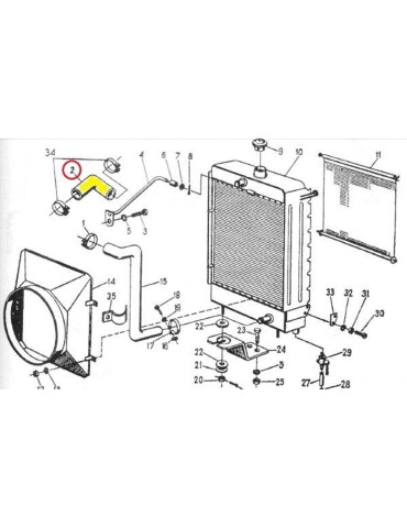 Przewód 50017032
kolanko chłodnicy
 2