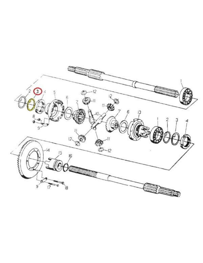 Podkładka 50013730
 54610811 mechan. różnicowego