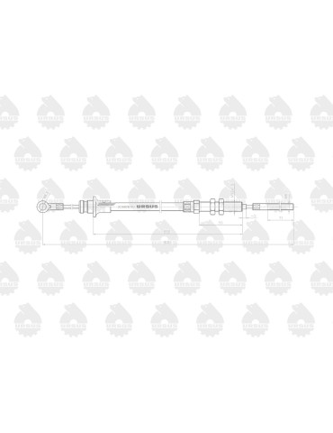 LINKA HAMULCA RĘCZNEGO C-330M
C330M   L02880101U

50240150
50218200 2