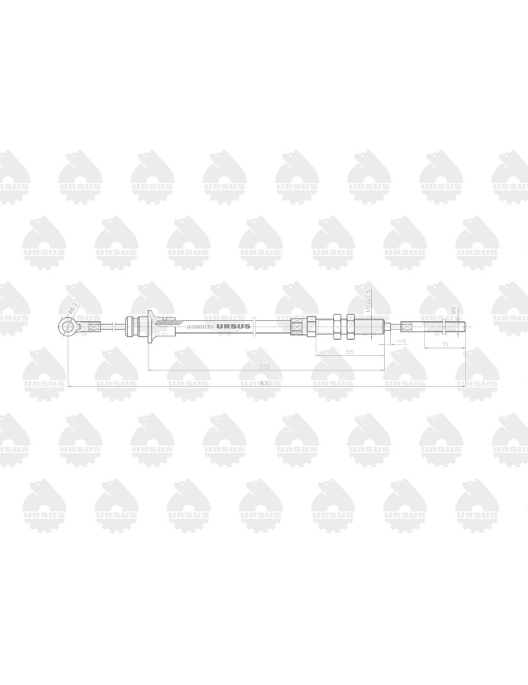 LINKA HAMULCA RĘCZNEGO C-330M
C330M   L02880101U

50240150
50218200