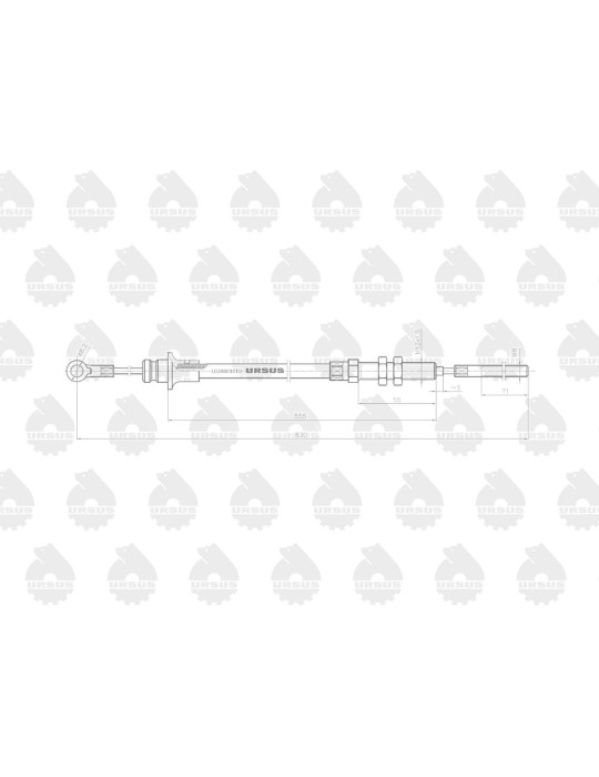 LINKA HAMULCA RĘCZNEGO C-330M
C330M   L02880101U

50240150
50218200