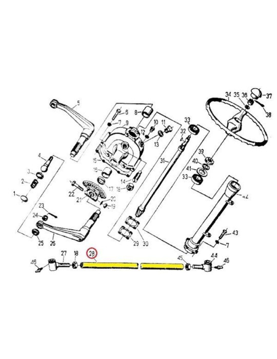Drążek 42282120
bez końcówek
