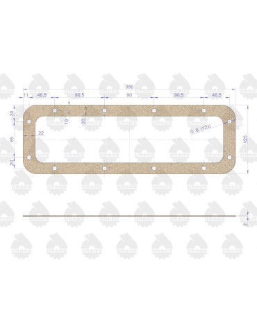 Uszczelka 50013350
uszcz. pokrywy dol. zwol.
 2