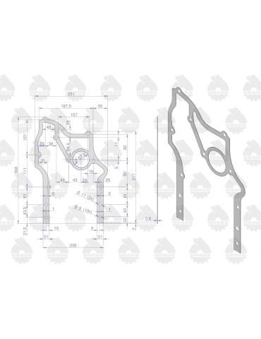 Uszczelka 50000302
obudowy rozrządu



4 2