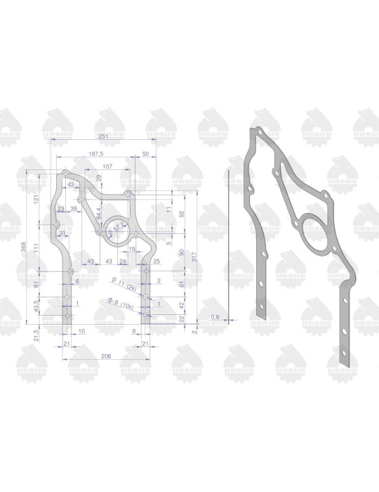 Uszczelka 50000302
obudowy rozrządu



4