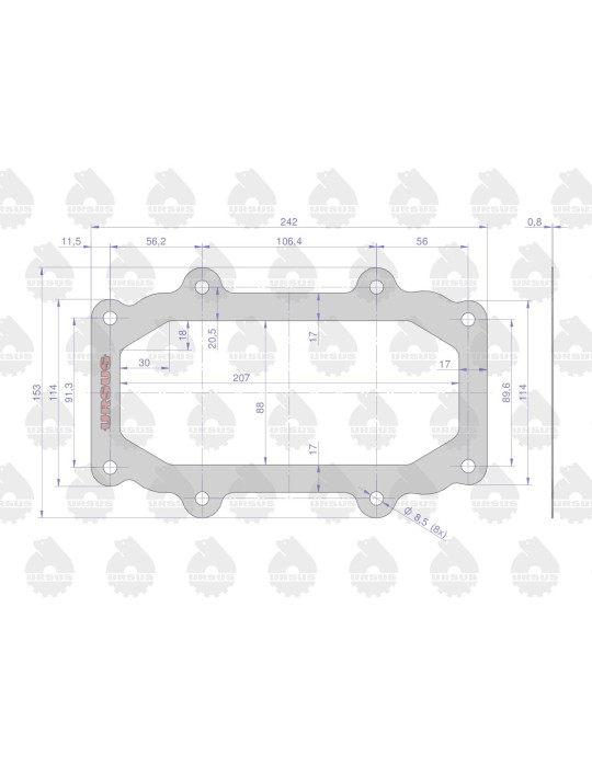 Uszczelka 50016160
korpusu przekładni kierowniczej


020009
