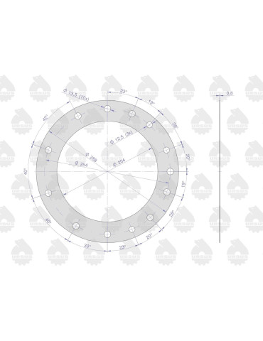 Uszczelka 50013070
pochwy tyln. mostu
 2