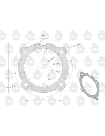 Uszczelka 50004290
pompy wtrysk.