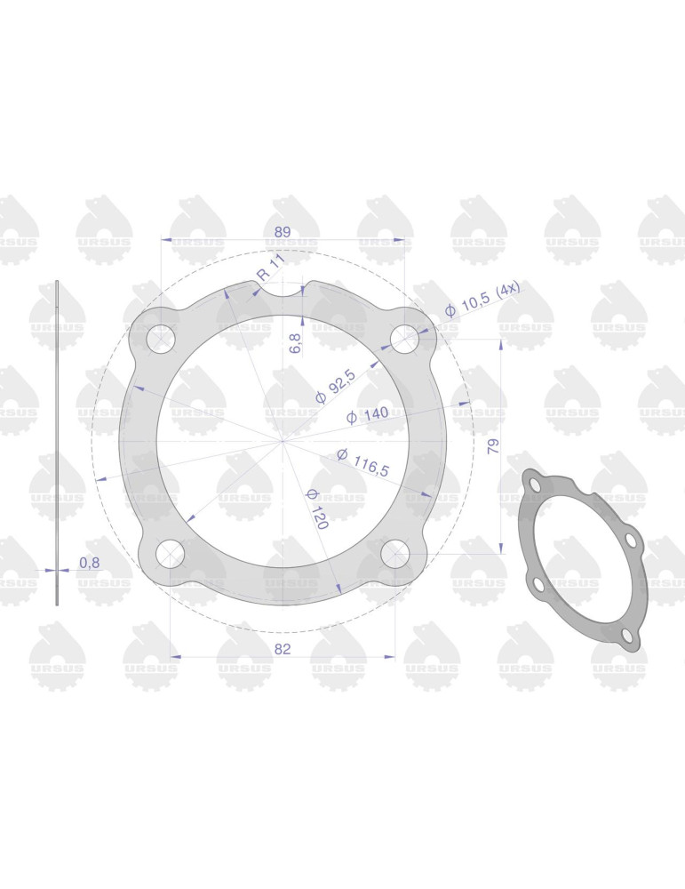 Uszczelka 50004290
pompy wtrysk.