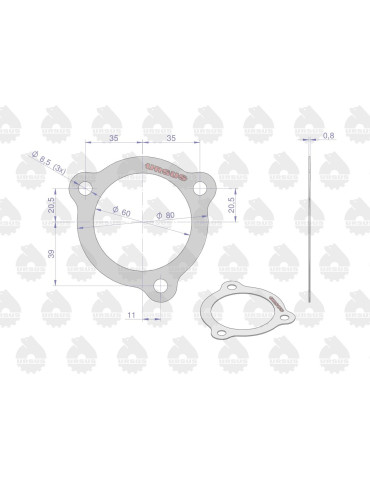 Uszczelka 50007390
uszcz.obudowy termostatu
 2