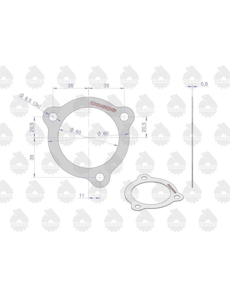Uszczelka 50007390
uszcz.obudowy termostatu
