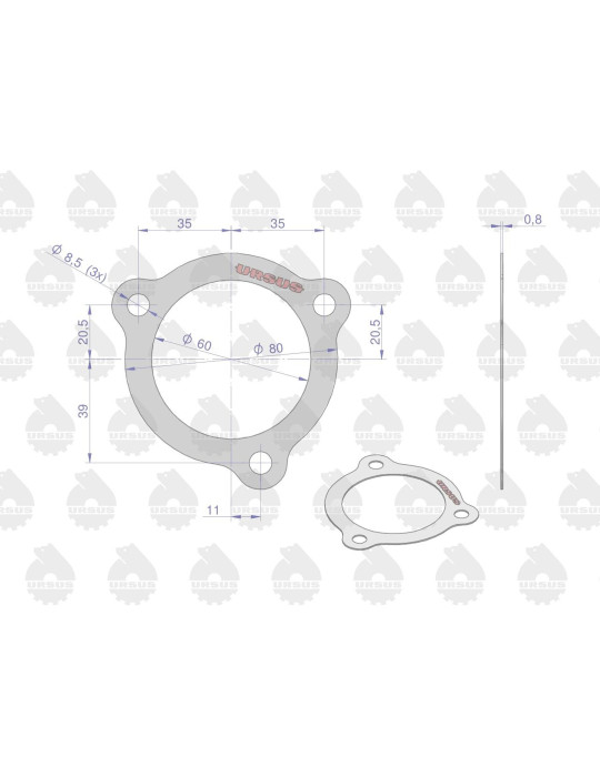 Uszczelka 50007390
uszcz.obudowy termostatu
