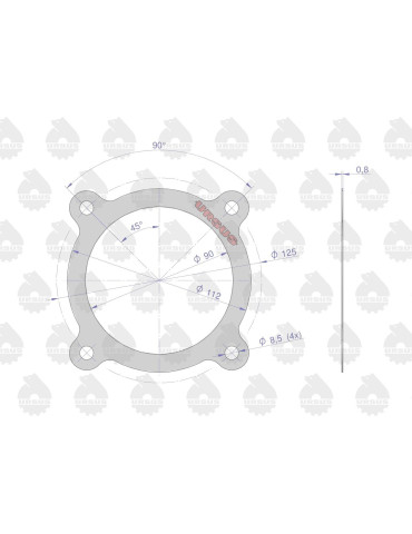 Uszczelka POKRYWA POKRYWA WAŁKA SPRZĘGŁOWEGO
50011270   lufa
pokrywy łożyska wałka napęd.
 2