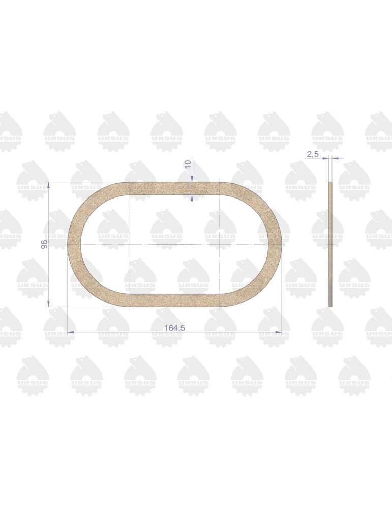 Uszczelka 50003070
pokr. bocznej
AR020077