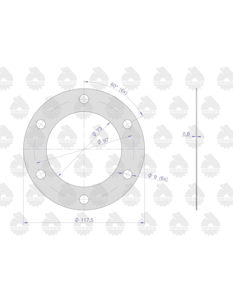 Uszczelka 50013570
pokrywy wałka przekaż.
