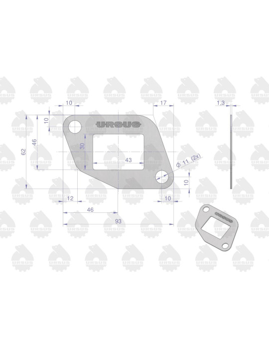 Uszczelka 50003750
kolektora wydech.
