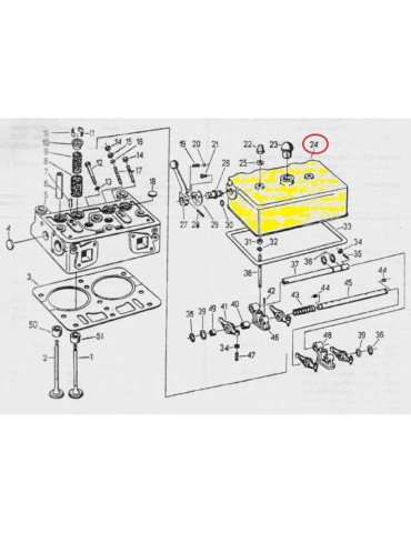 Pokrywa 50000151
głowicy
 2