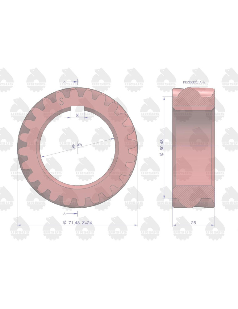 KOŁO 50001800 ROZRZĄDU NA WAŁ
 50001800
C330 wału korb.


020270