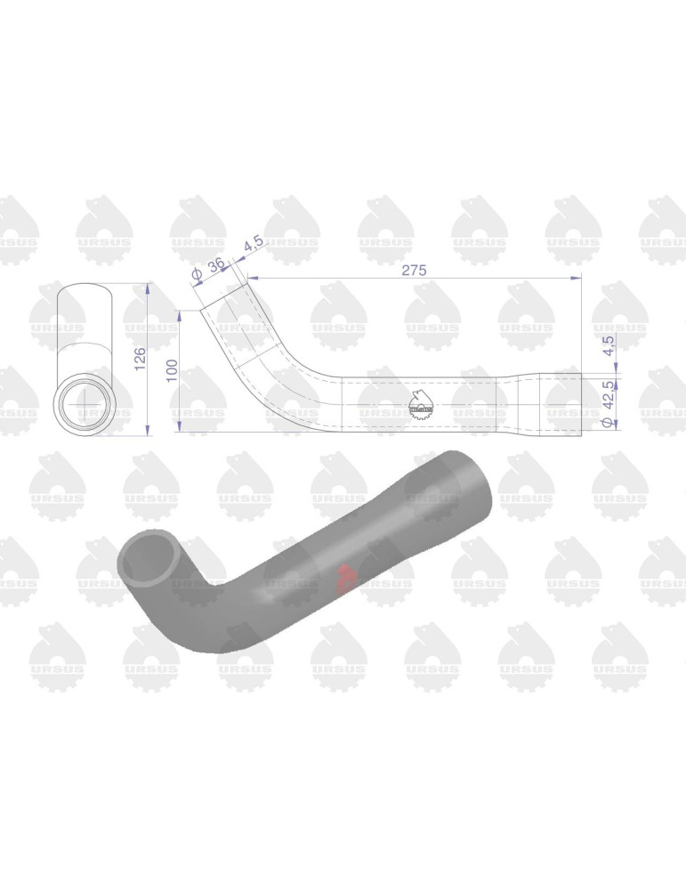 Przewód 80013093 
zamawiac tylko 80013093
86013023
kolano krótsze