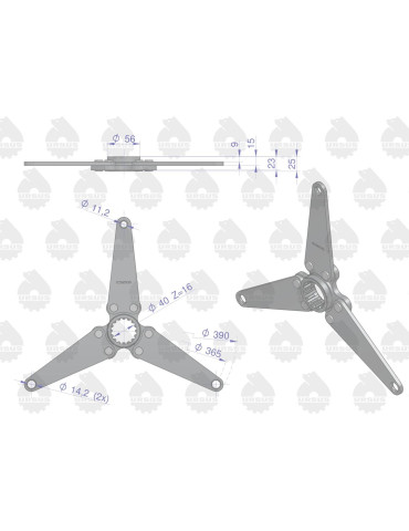 Piasta 80021060
WOM 16 frezów
 2
