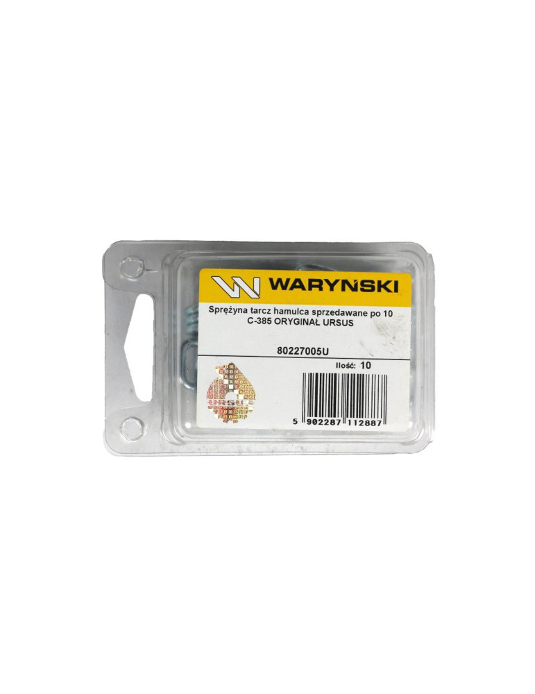 Sprężyna 80227005
tarczy dociskowej hamulca
1890318m1
