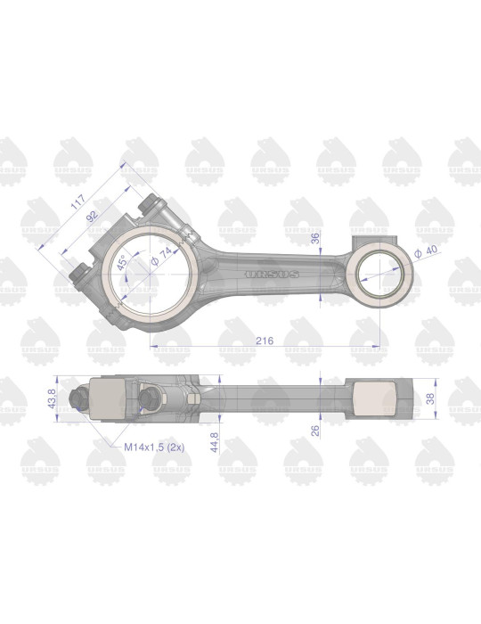 Korbowód 89003529
turbo
