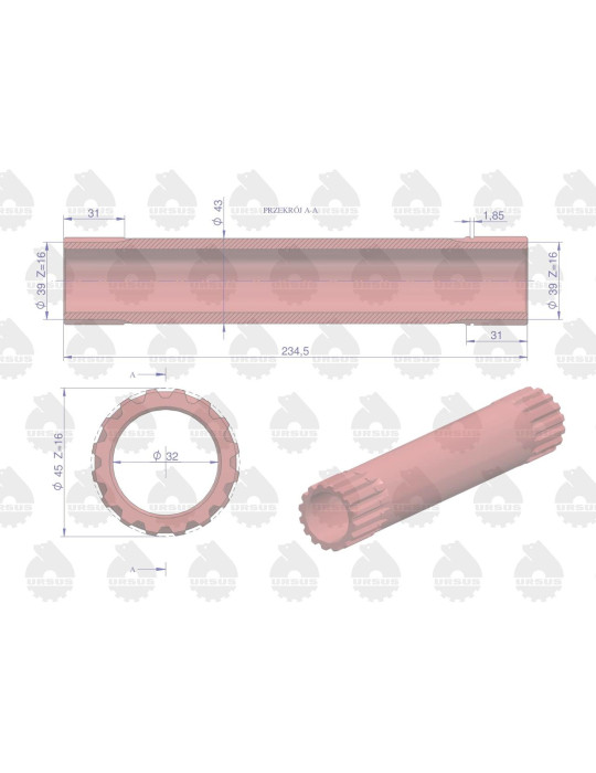 WAŁEK 80108014 WOM
16z krótszy
