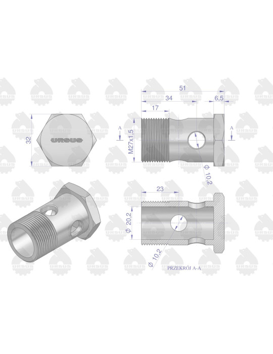 ŚRUBA PRZELEWOWA M27X1,5

972450  przelewowy m27x1,5
54250408U
ŚRUBA PRZELEWU
ŚRUBA PALIWOWA
BANJO BOLT

2