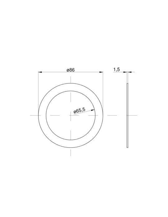 PODKŁADKA 80126072 
CYL WZM MOM cierna
