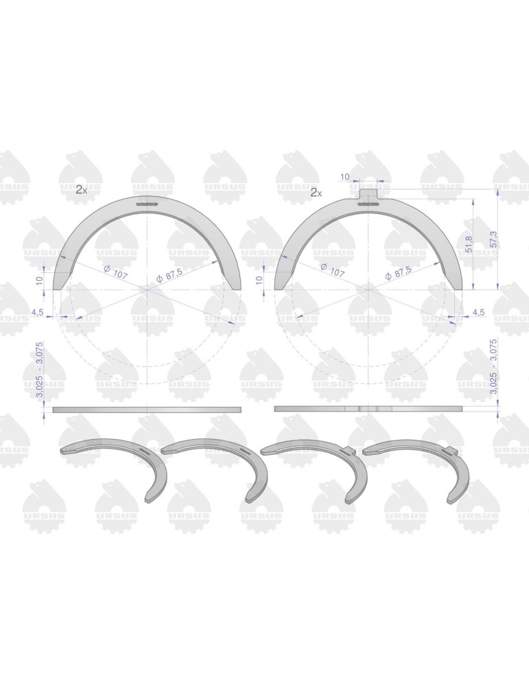 PÓŁPIERŚCIENIE N025
9125062011U
80002208 80002041
